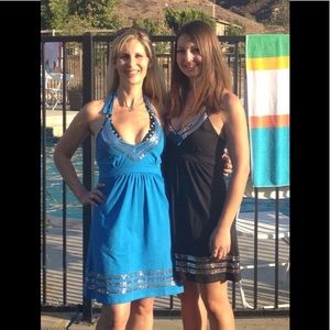 Victoria’s Secret bra top black halter dress